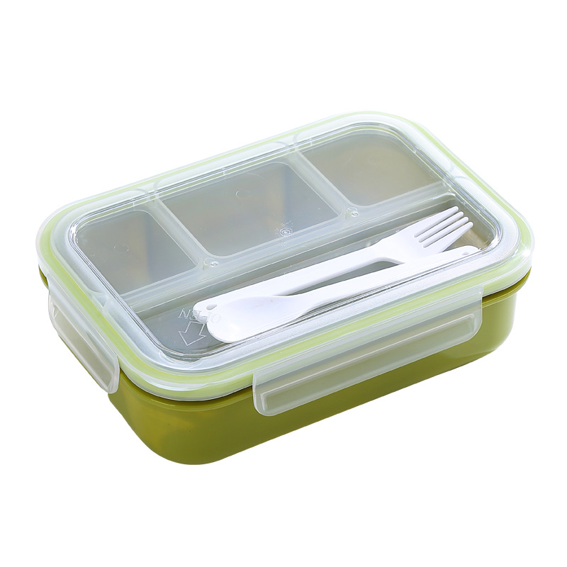 Leak-Proof Lunch Box with Cutlery